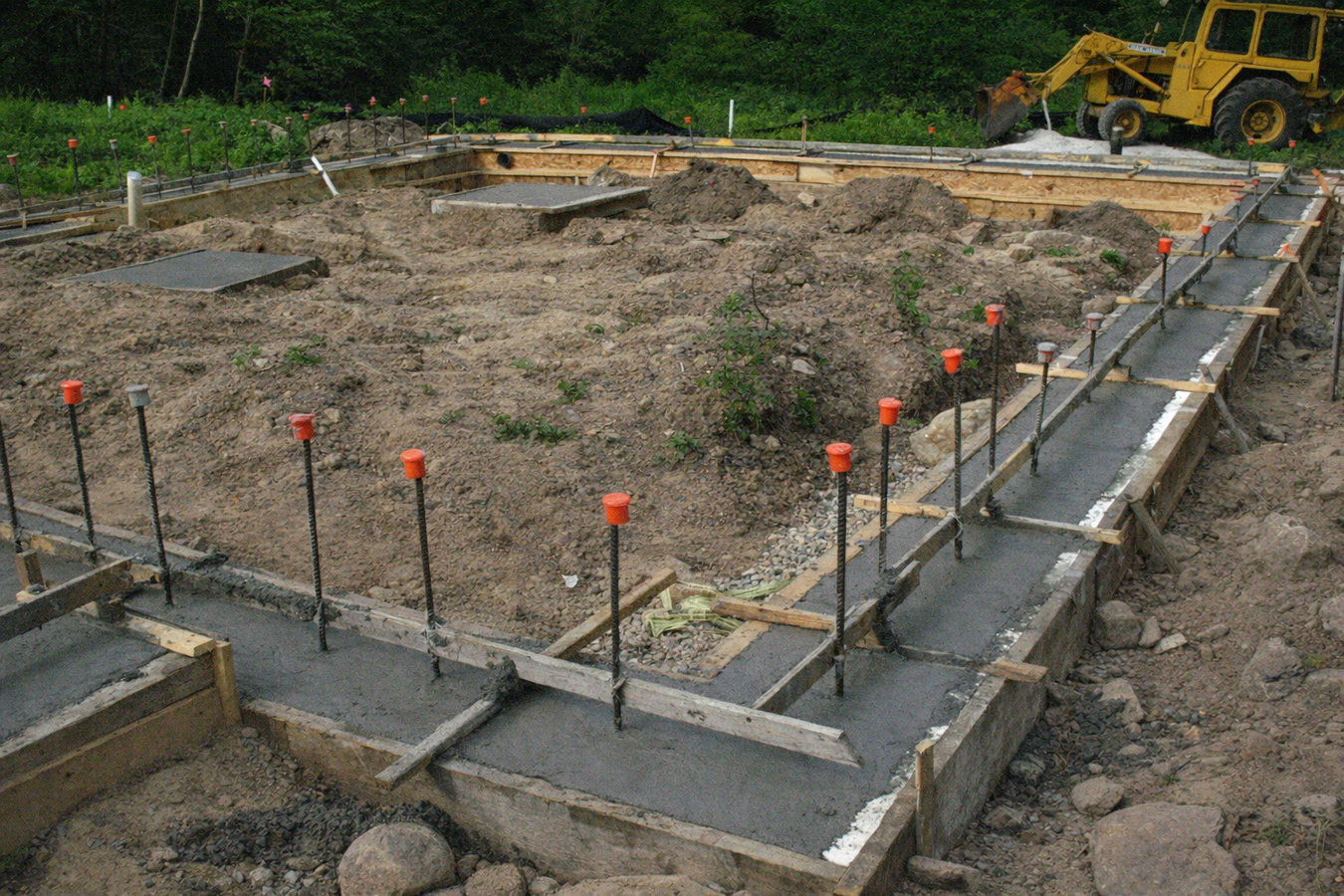 Concrete footings in Napa, CA