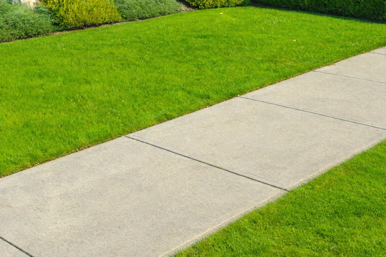 Concrete sidewalk building in Napa, CA
