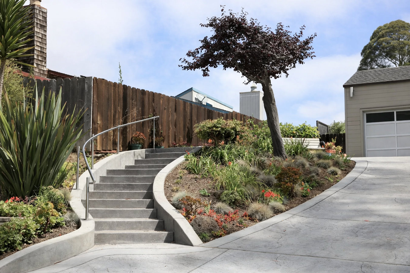 Concrete steps construction in Napa, CA